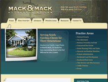 Tablet Screenshot of mackandmacklaw.com